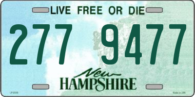 NH license plate 2779477