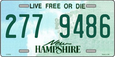 NH license plate 2779486