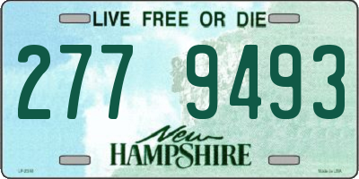 NH license plate 2779493