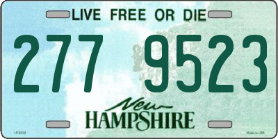 NH license plate 2779523