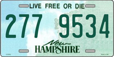 NH license plate 2779534