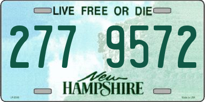 NH license plate 2779572