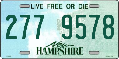 NH license plate 2779578