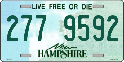 NH license plate 2779592