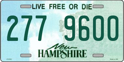 NH license plate 2779600