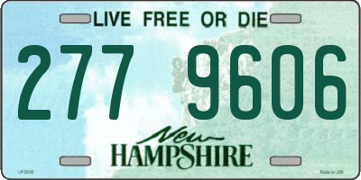 NH license plate 2779606