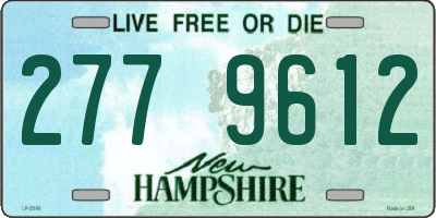 NH license plate 2779612