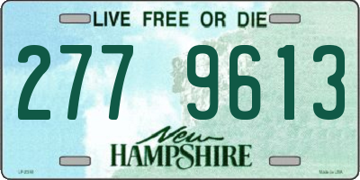 NH license plate 2779613