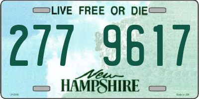 NH license plate 2779617