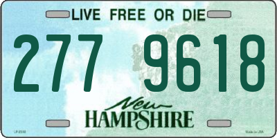 NH license plate 2779618