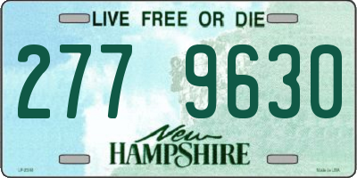 NH license plate 2779630