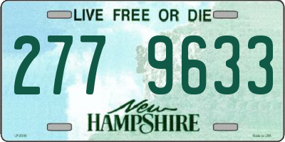 NH license plate 2779633