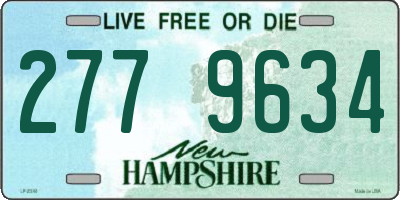 NH license plate 2779634