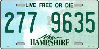 NH license plate 2779635
