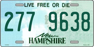NH license plate 2779638