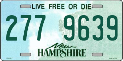 NH license plate 2779639