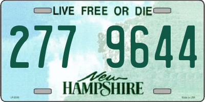 NH license plate 2779644