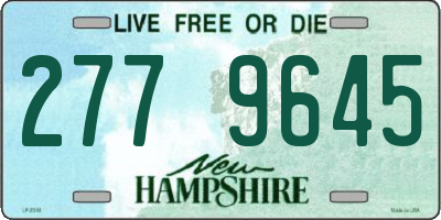 NH license plate 2779645