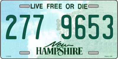 NH license plate 2779653