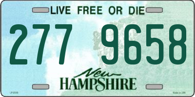 NH license plate 2779658