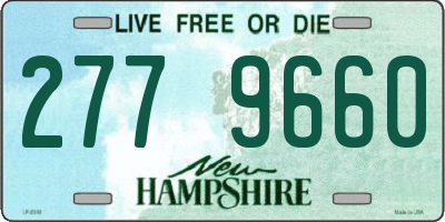 NH license plate 2779660