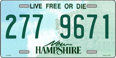 NH license plate 2779671