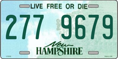 NH license plate 2779679