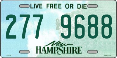 NH license plate 2779688