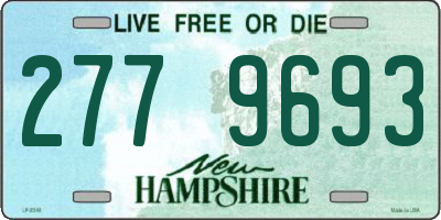 NH license plate 2779693