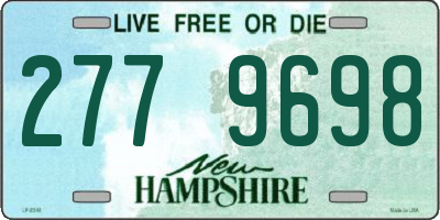 NH license plate 2779698