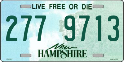 NH license plate 2779713