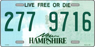 NH license plate 2779716