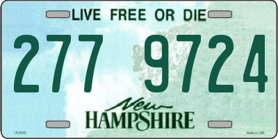 NH license plate 2779724