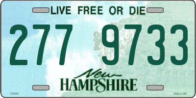 NH license plate 2779733