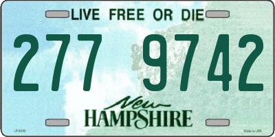 NH license plate 2779742