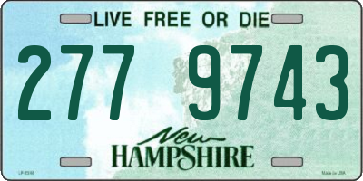 NH license plate 2779743