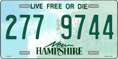 NH license plate 2779744