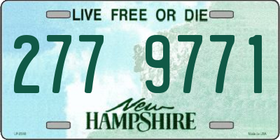 NH license plate 2779771