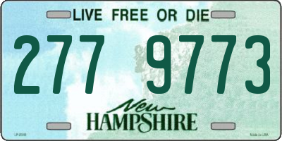 NH license plate 2779773