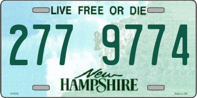 NH license plate 2779774