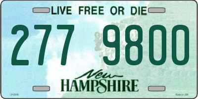 NH license plate 2779800