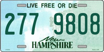 NH license plate 2779808