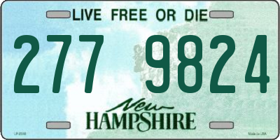 NH license plate 2779824