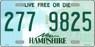 NH license plate 2779825