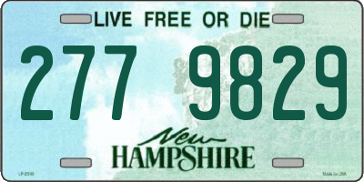 NH license plate 2779829