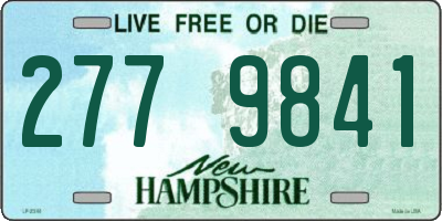 NH license plate 2779841