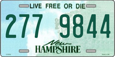 NH license plate 2779844