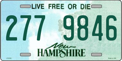 NH license plate 2779846