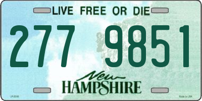 NH license plate 2779851