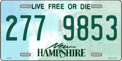 NH license plate 2779853